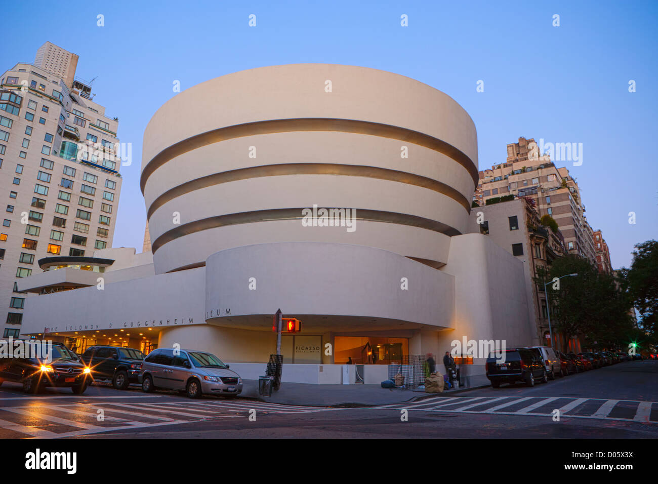 Il Solomon R Guggenheim Museum di New York, Stati Uniti d'America Foto Stock
