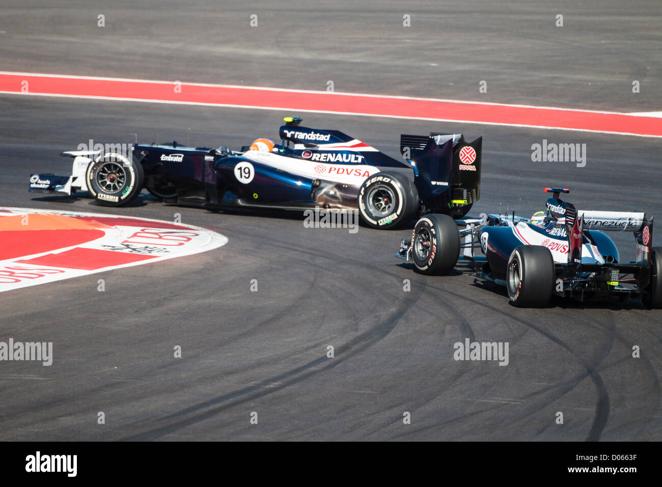 Circuito F1 delle Americhe, 18 novembre 2012. Austin, Texas. Formula 1 round 19. Foto Stock