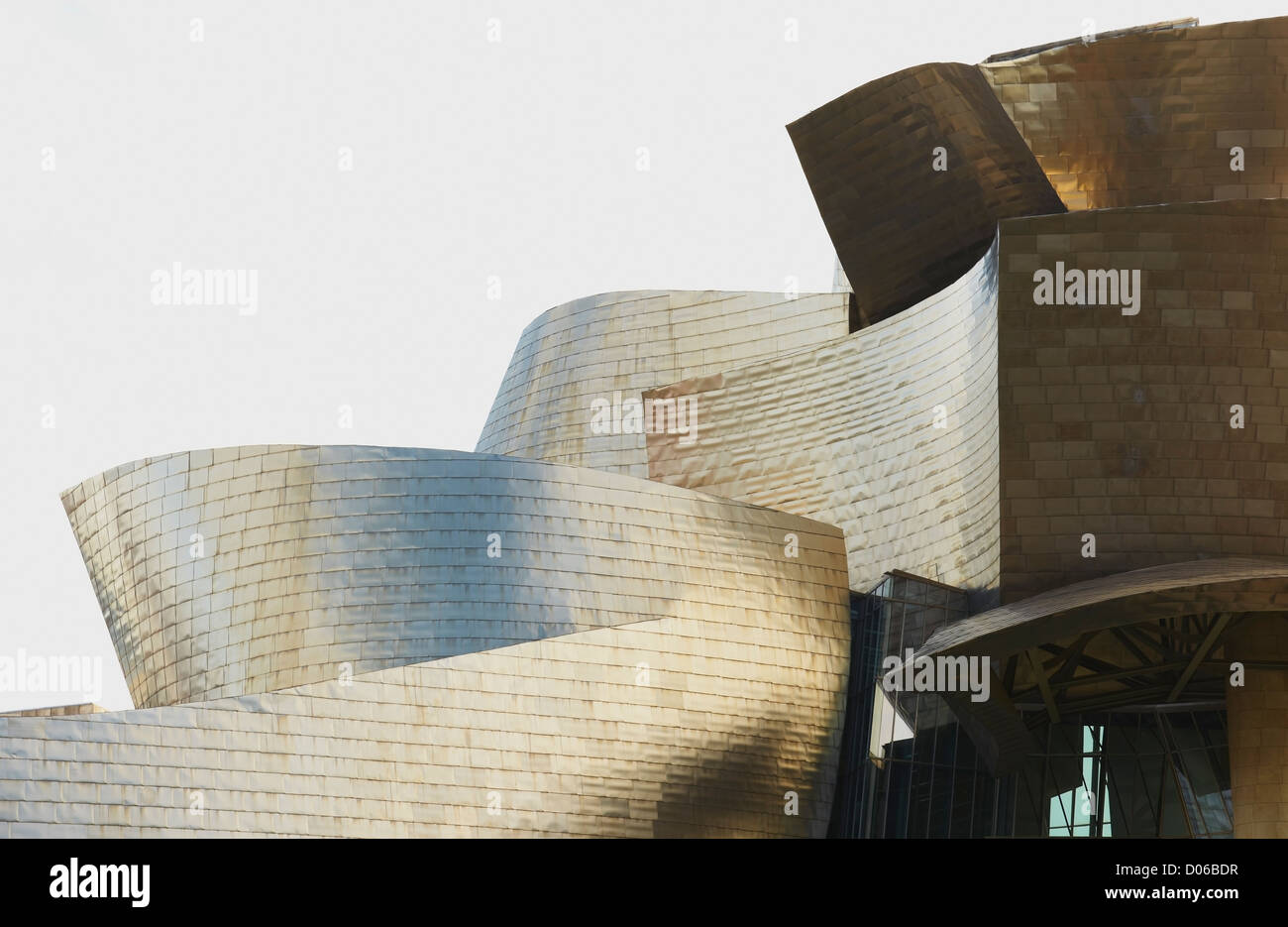 Il Museo Guggenheim Bilbao. Golfo di Guascogna. Paese basco. Spagna Foto Stock