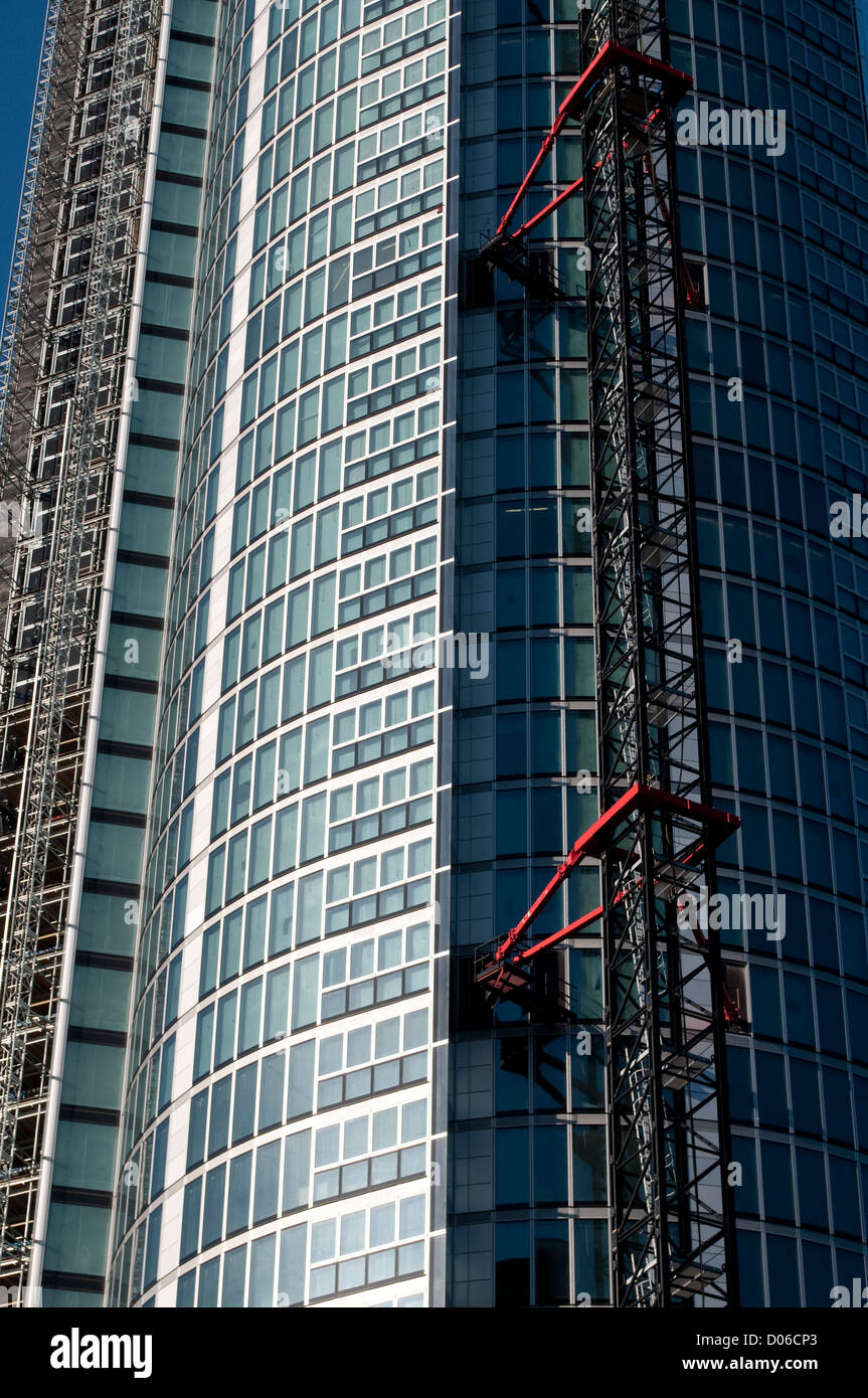 La torre, una San George Wharf, Vauxhall, LONDRA, REGNO UNITO Foto Stock