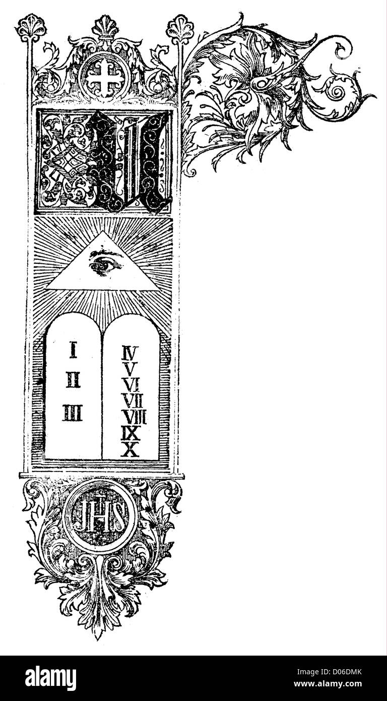 Carattere alfabetico, lettera U Foto Stock