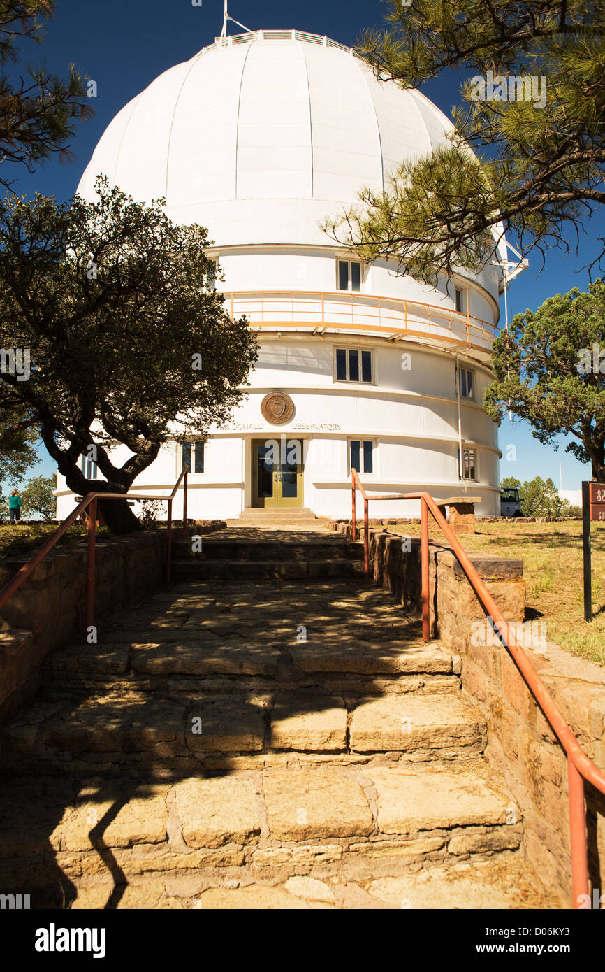 L'osservatorio di McDonald Osservatorio sulla vetta del Monte Locke Near Ft Davis,TX. Foto Stock
