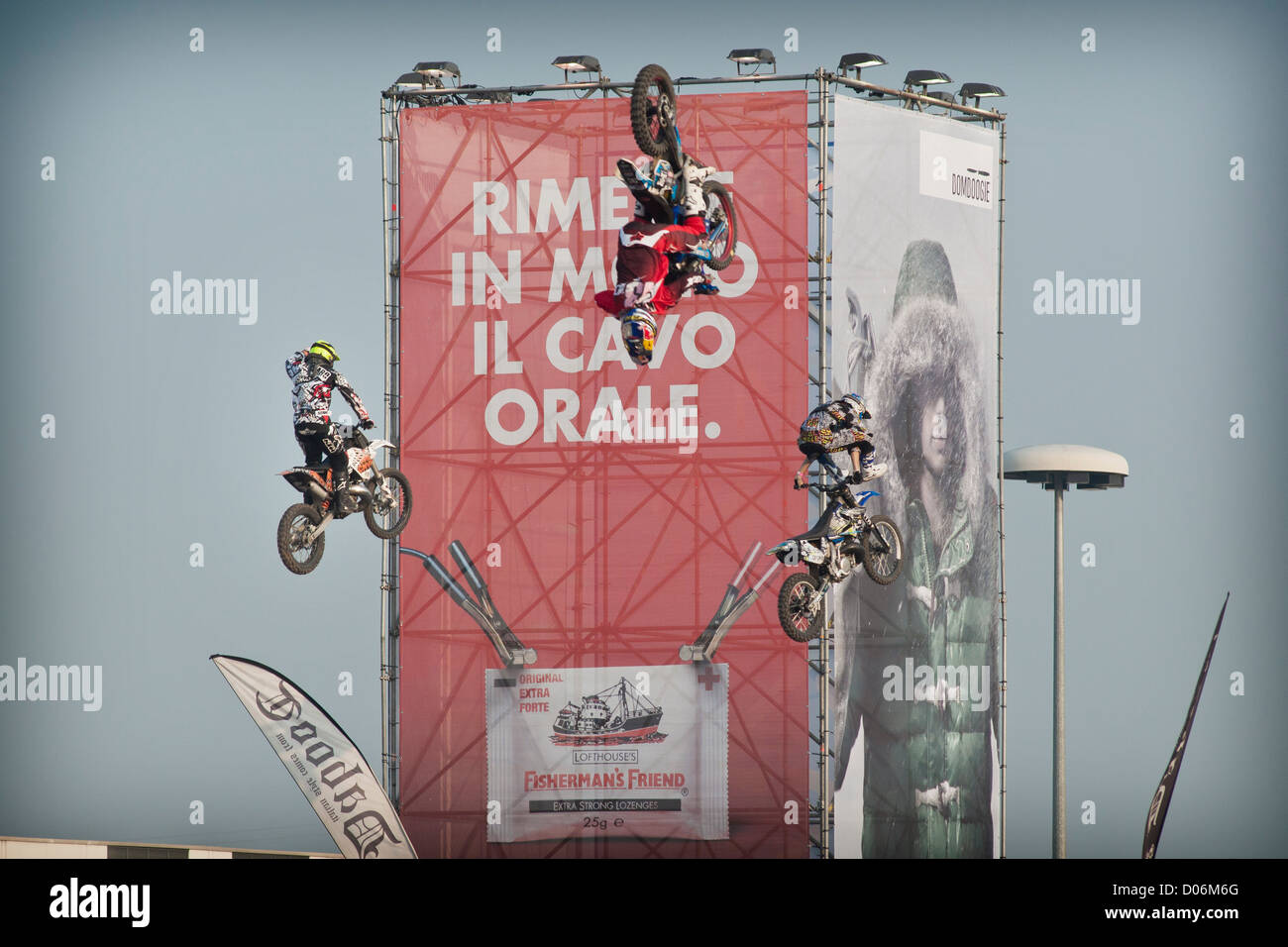 Motocross freestyle Foto Stock