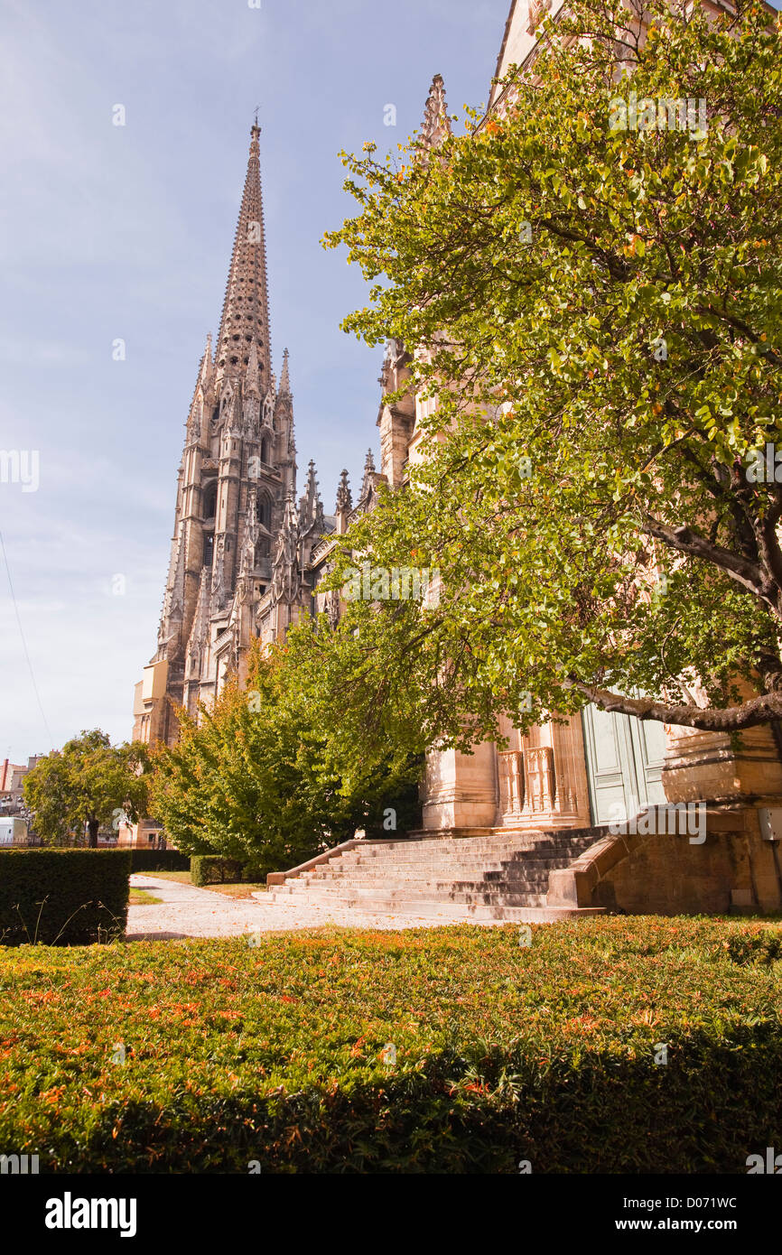 La Basilica di Saint Michel a Bordeaux, Francia. Foto Stock