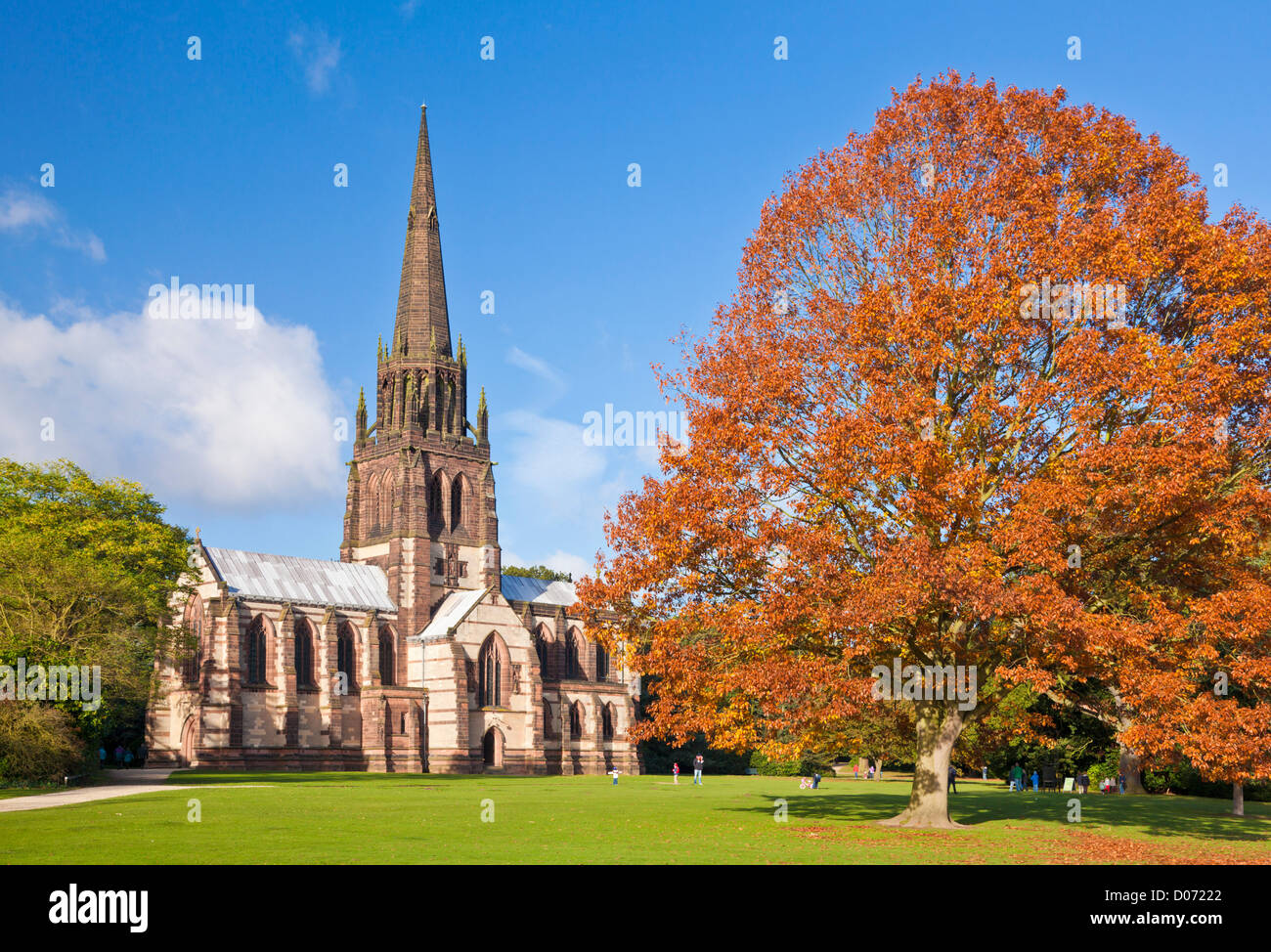 Clumber Park Nottinghamshire Chiesa di Santa Maria Vergine Clumber Park Nottinghamshire Inghilterra Regno Unito Europa Foto Stock
