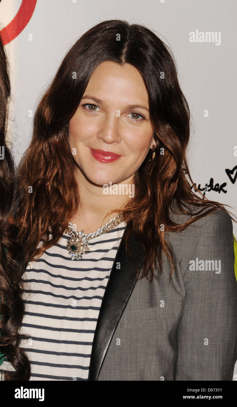 DREW BARRYMORE US attrice cinematografica nel novembre 2012. Foto di Jeffrey Mayer Foto Stock