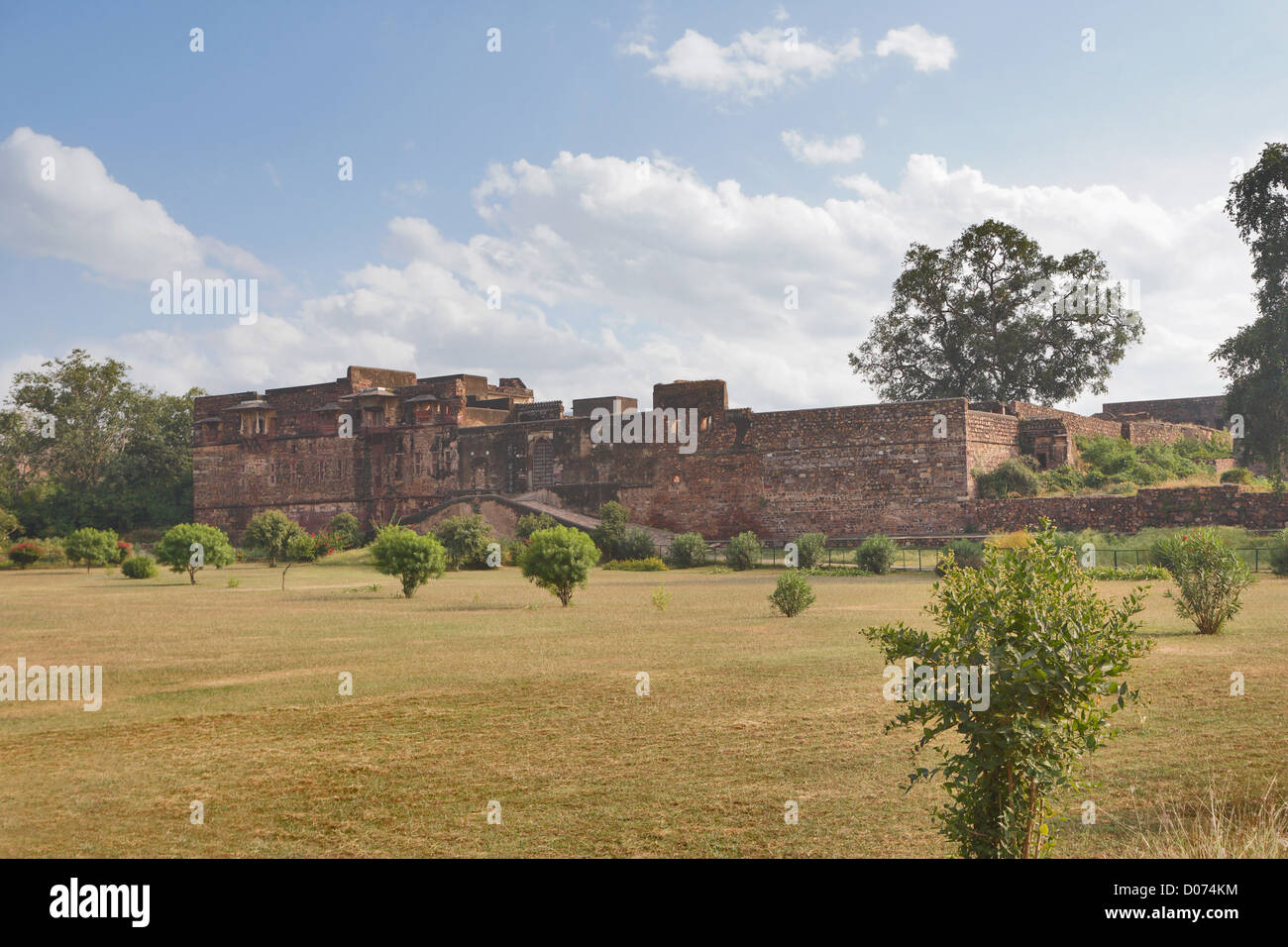 Palazzi a Ranthambore Fort, Rajasthan, India. Foto Stock