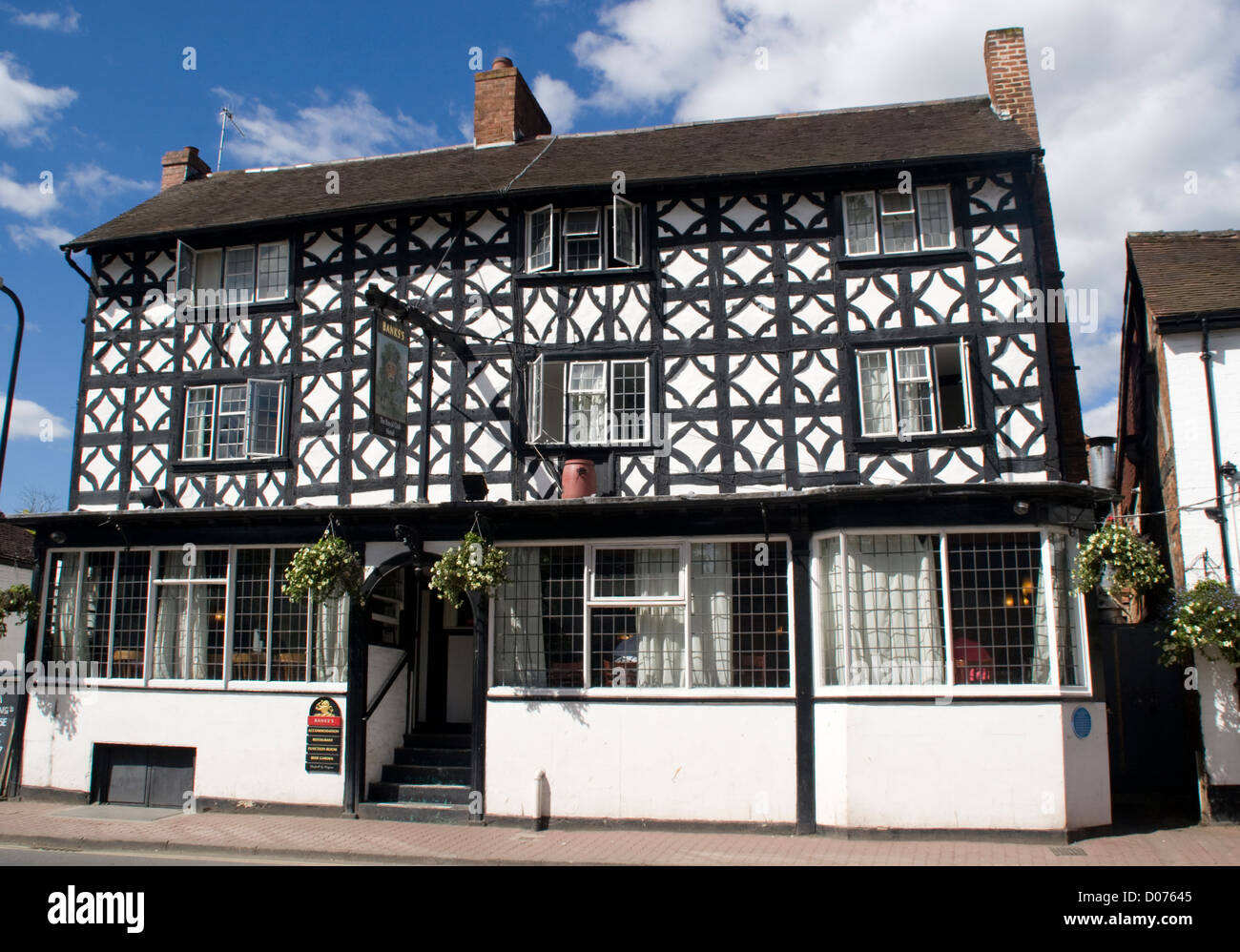 Il Royal Oak Coaching Inn Tenbury Wells Worcestershire Inghilterra REGNO UNITO Foto Stock