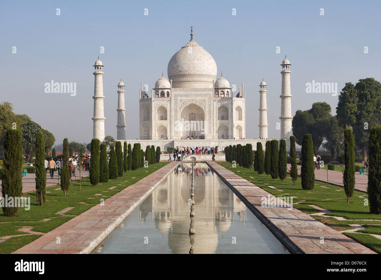 Taj Mahal, Agra, Uttar Pradesh, India, Patrimonio Mondiale dell UNESCO Foto Stock