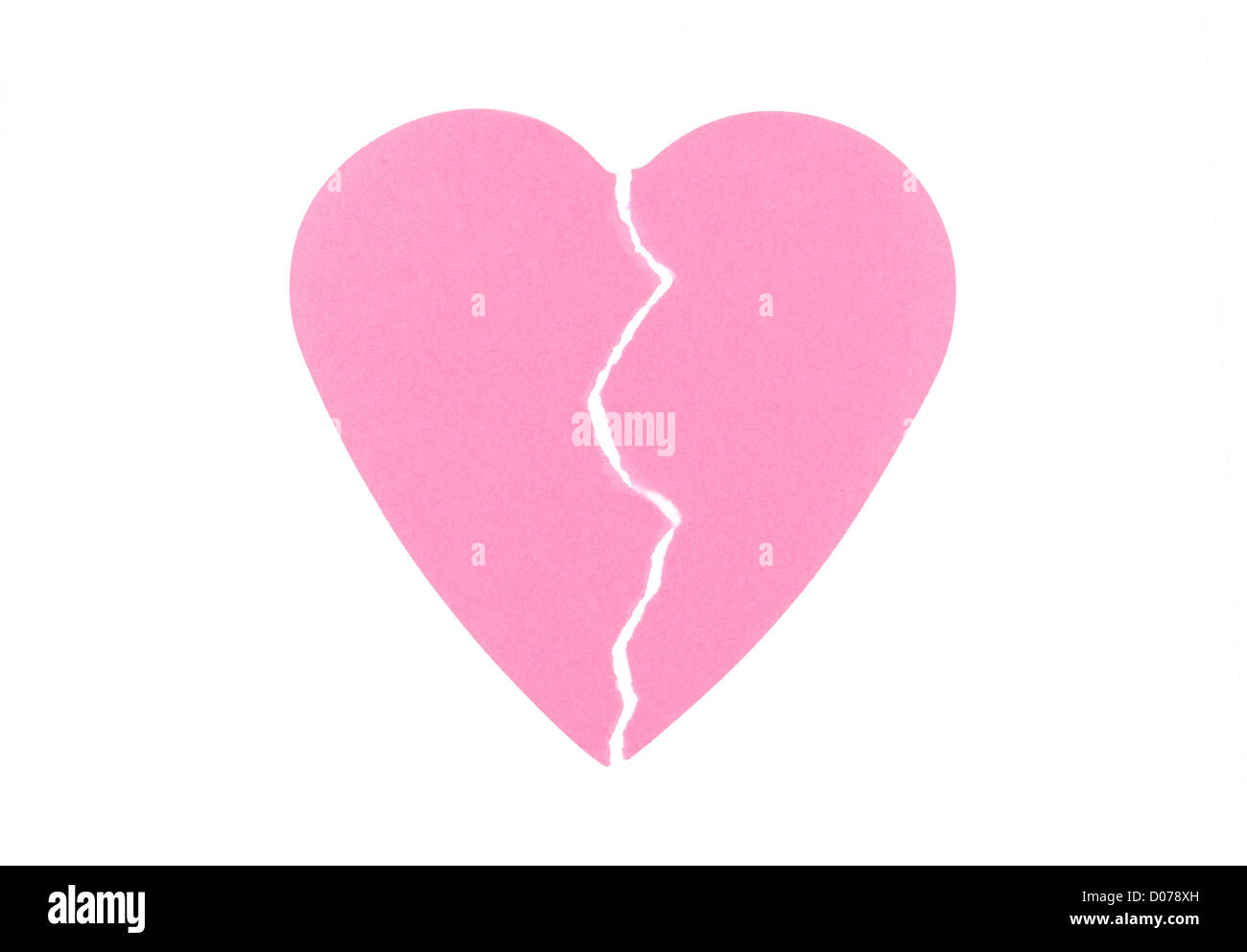 cuore spezzato Foto Stock