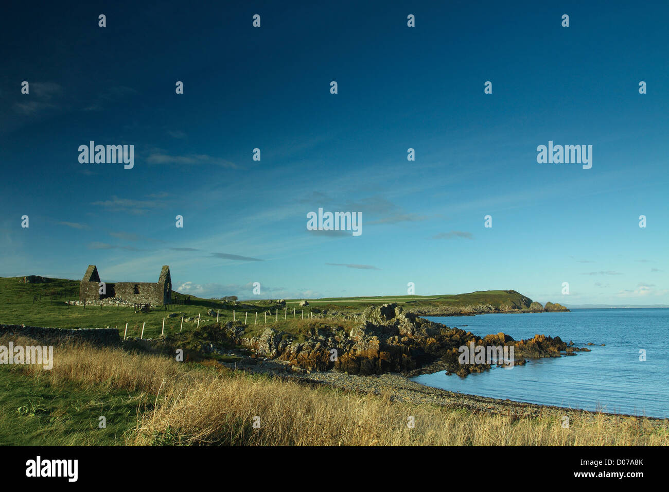 San Ninian's Chapel, Isola di Whithorn, Dumfries and Galloway Foto Stock