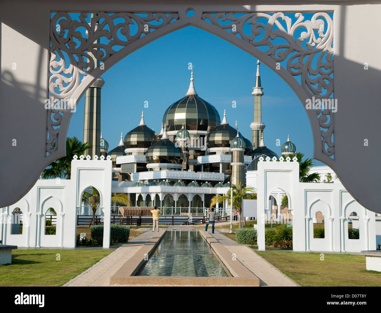 La moschea di cristallo o Masjid Kristal a Kuala Terengganu, Terengganu, Malaysia, Asia. Foto Stock