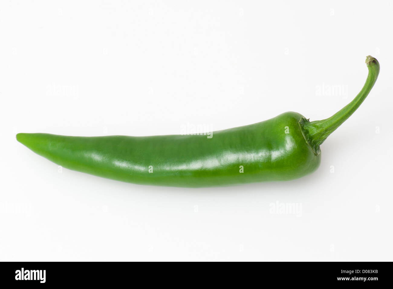 Peperoncino verde pepe Foto Stock