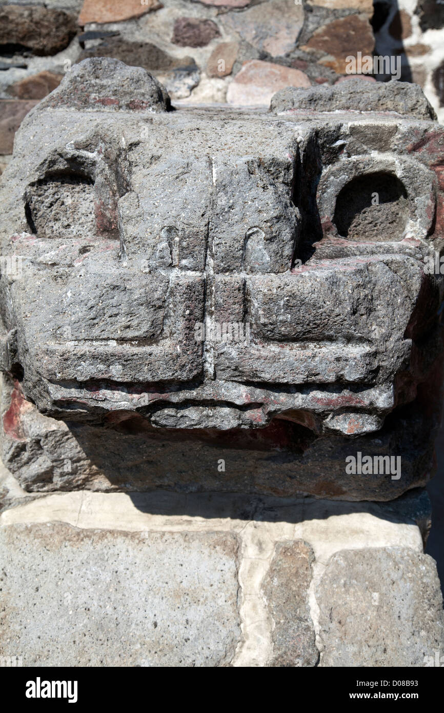 Teotihuacan resti del pre-ispanica civiltà - Rovine in Messico Foto Stock