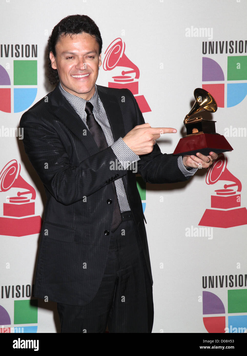 Pedro Fernandez undicesima edizione del Latin Grammy Awards tenutosi al Mandalay Bay Hotel and Casino - Sala stampa - Las Vegas, Nevada - Foto Stock