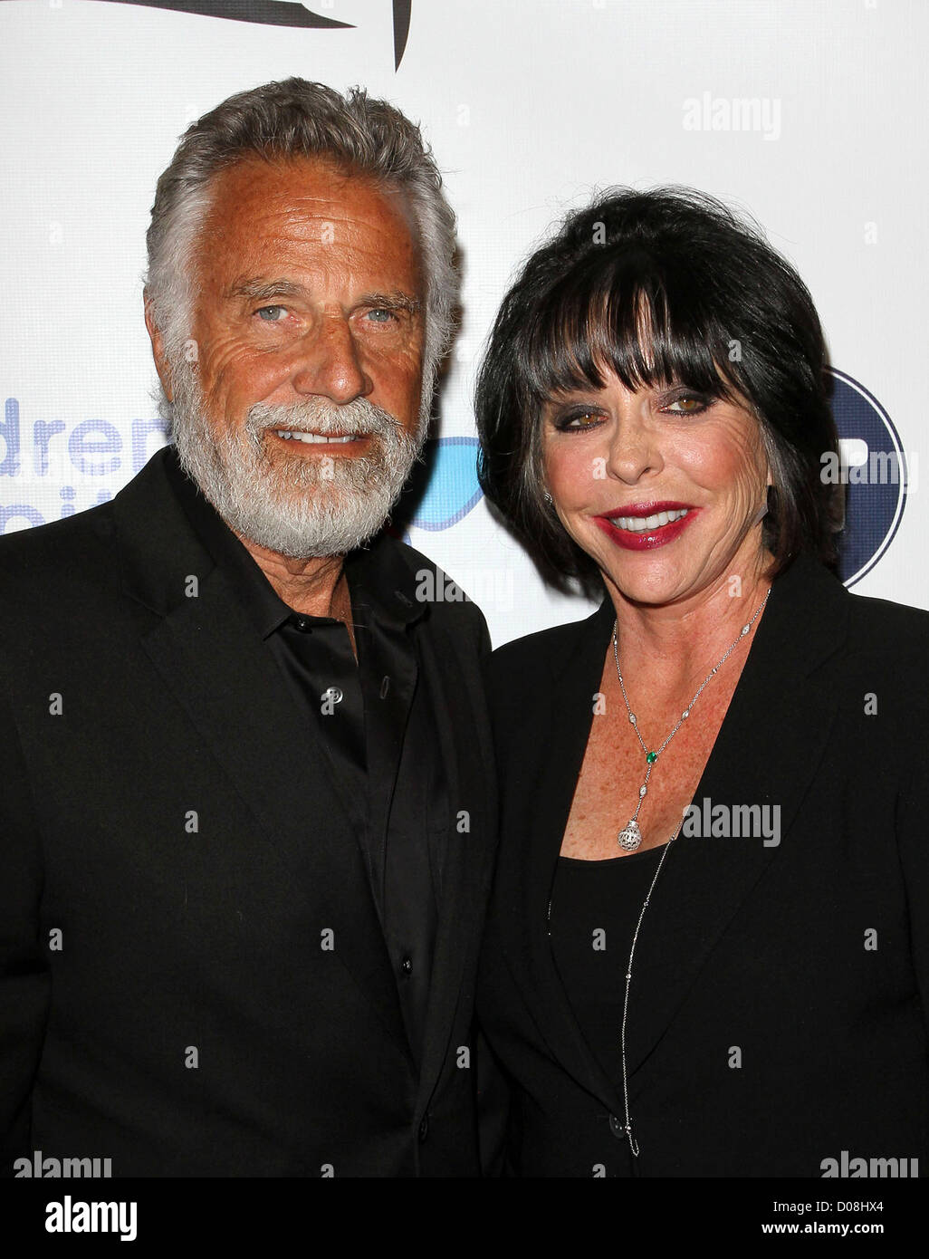 Jonathan Goldsmith con mia moglie Barbara Goldsmith CHLA del primo annuale di Grayson dono della Fondazione ha organizzato presso la Casa del Mar Santa Monica, Foto Stock