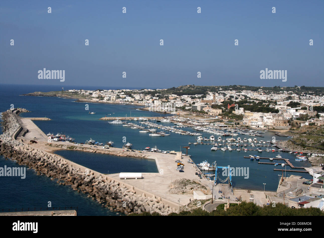 Capo Santa Maria di Leuca, Puglia, Italia meridionale Foto Stock