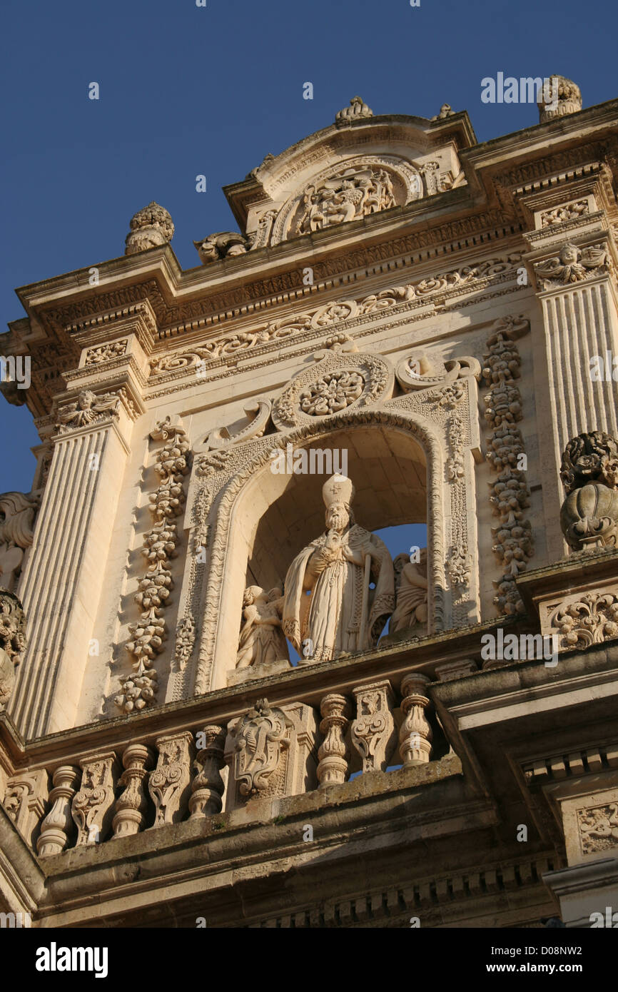 Cathderal Lecce, Puglia, Italia meridionale Foto Stock