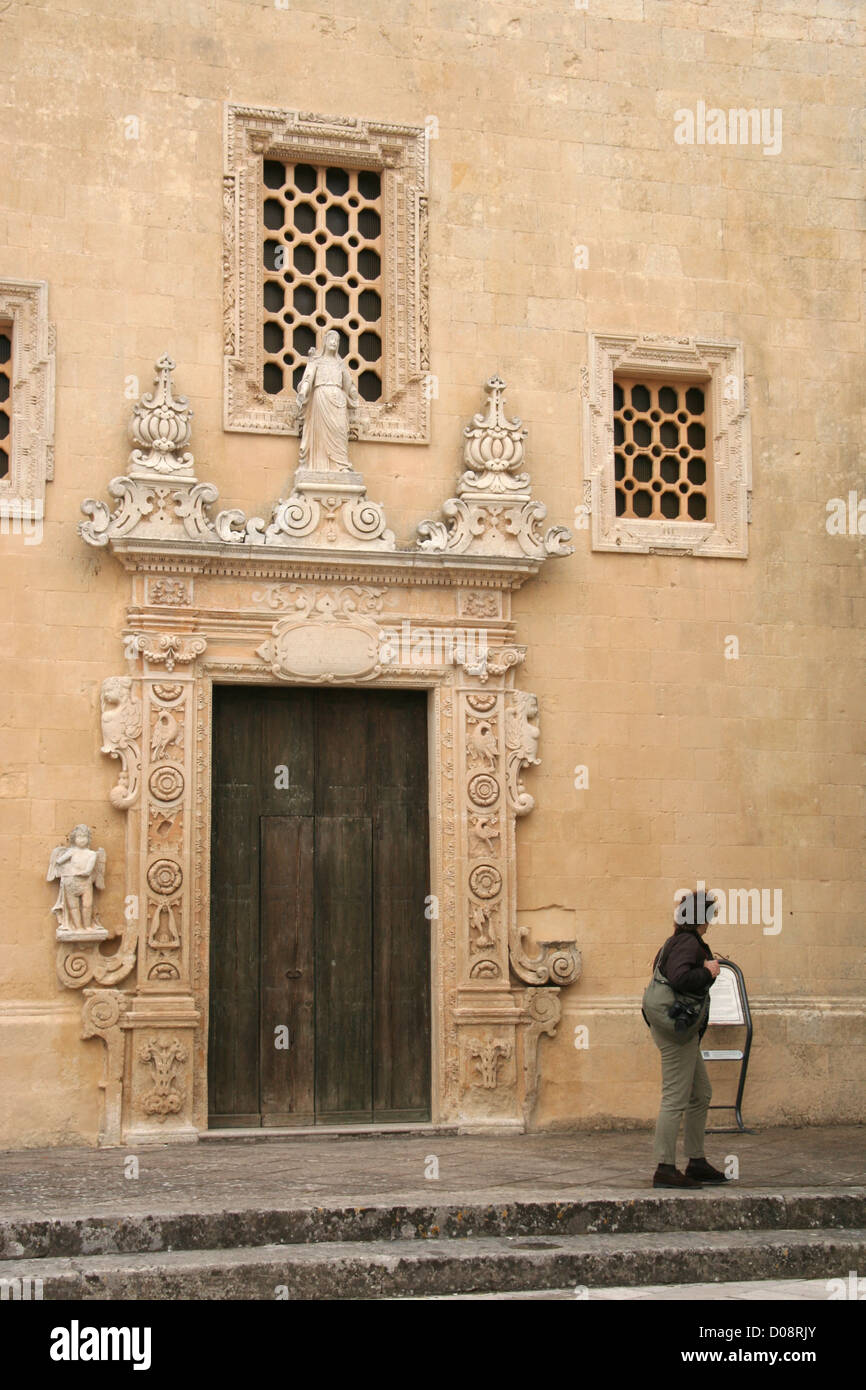 Palazzo barocco, Puglia, Italia meridionale Foto Stock