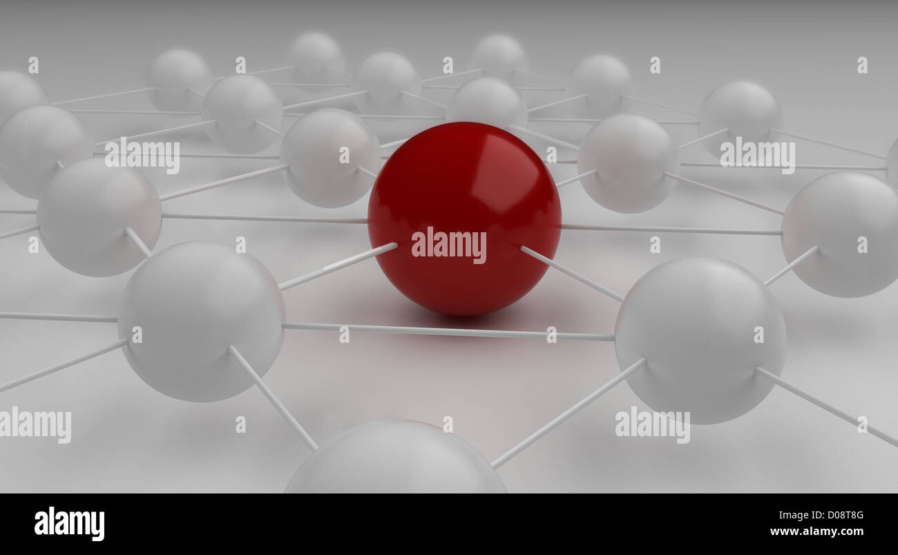 Comunicazioni globali sul livello di nano Foto Stock