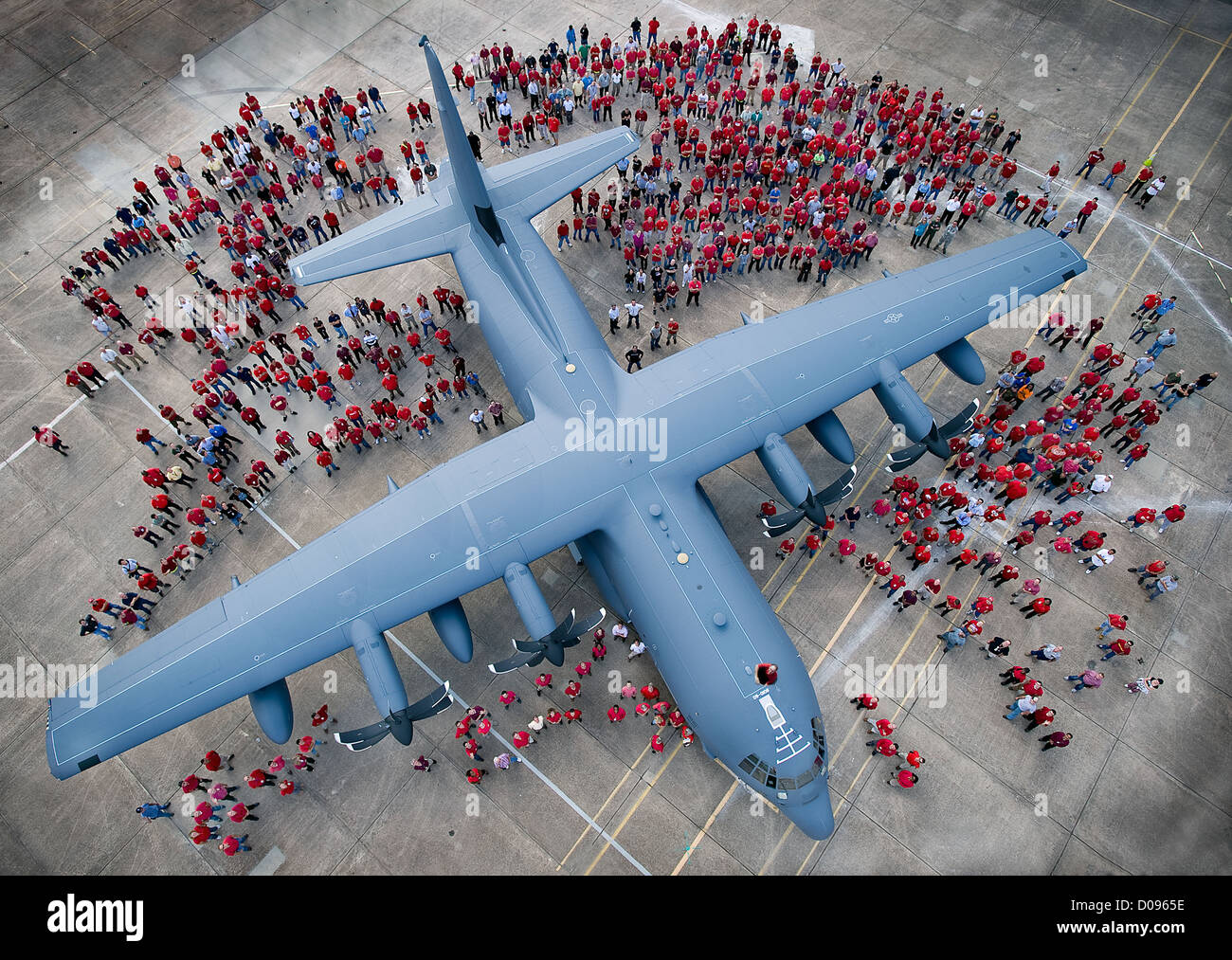 Il duecentesimo C-130J Super Hercules Foto Stock
