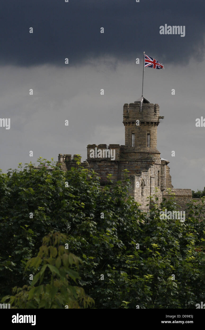 Torre Osservatorio, Lincoln Castle Lincolnshire, England, Regno Unito Foto Stock