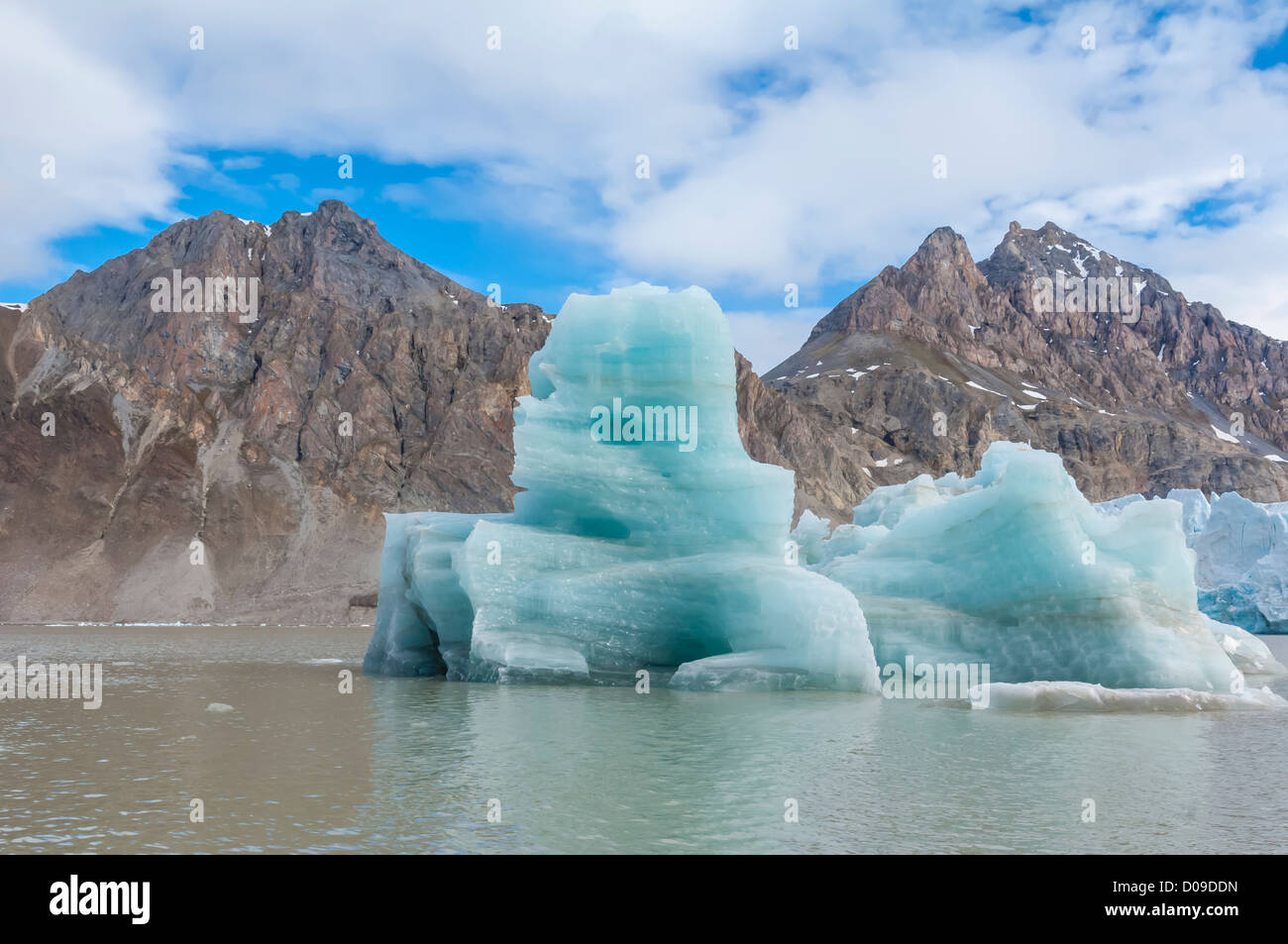 Kongsfjorden, Spitsbergen West Coast, arcipelago delle Svalbard, Norvegia Foto Stock