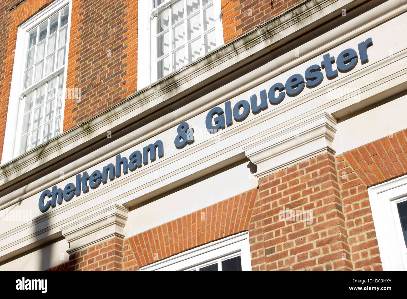 Cheltenham e Gloucester Bank High Street Bank Canterbury. Cheltenham & Gloucester Bank Foto Stock