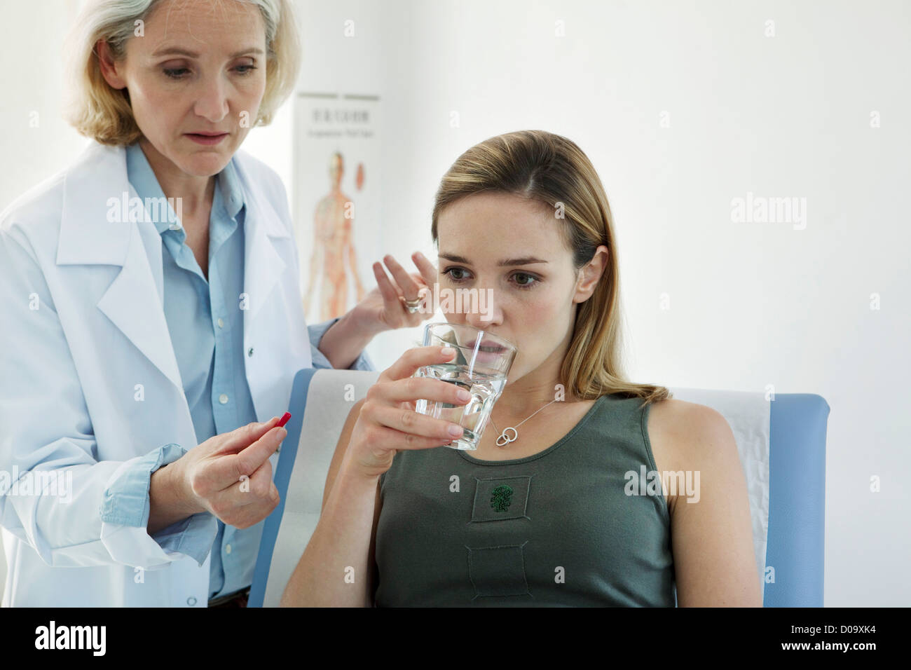 SPERIMENTAZIONE CLINICA Foto Stock