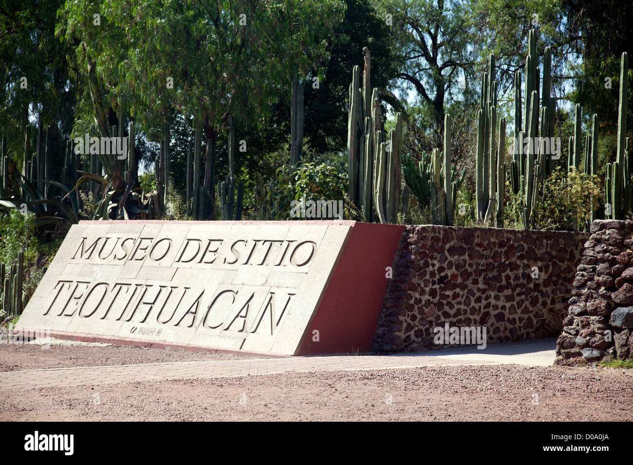 Museo De Sitio - Museo di Teotihuacan in Messico Foto Stock