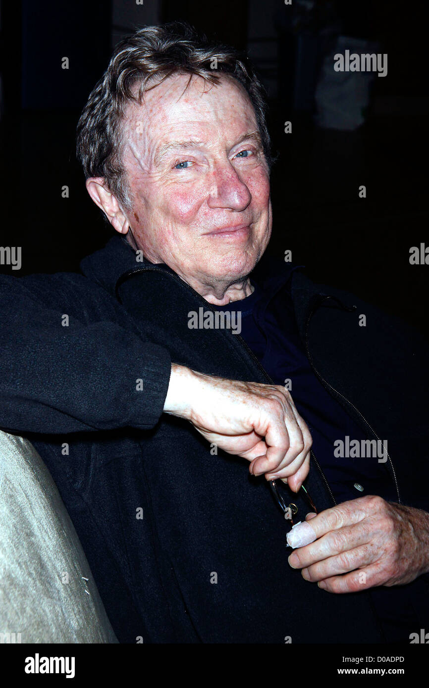 George Hearn una pausa durante le prove per la prossima Off-Broadway produzione di "Bram Stoker Dracula dell' presso il piccolo Shubert Foto Stock