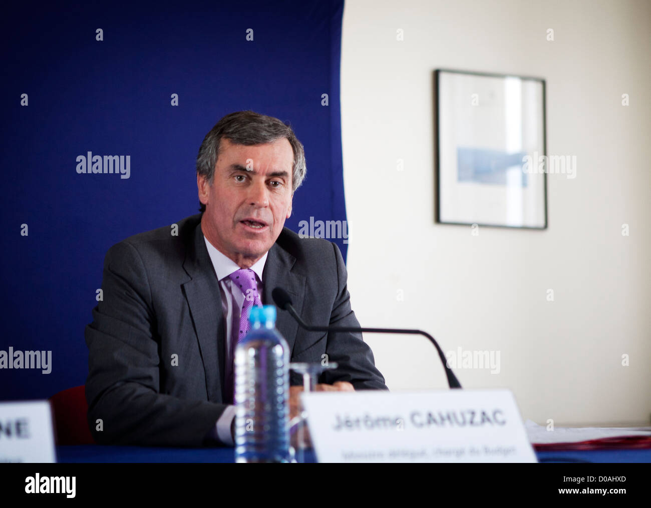 JEROME CAHUZAC Foto Stock