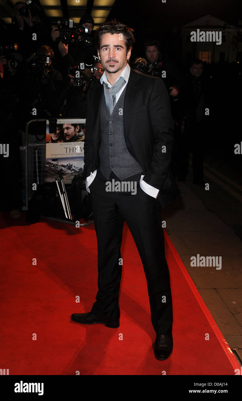Colin Farrell 'Indietro' UK premiere al Curzon MayfairArrivals Londra Inghilterra Zak Foto Stock