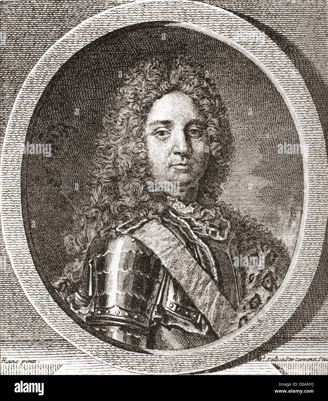 François-Marie de Broglie, primo duca di Broglie, 1671 - 1745. Francese leader militare. Foto Stock