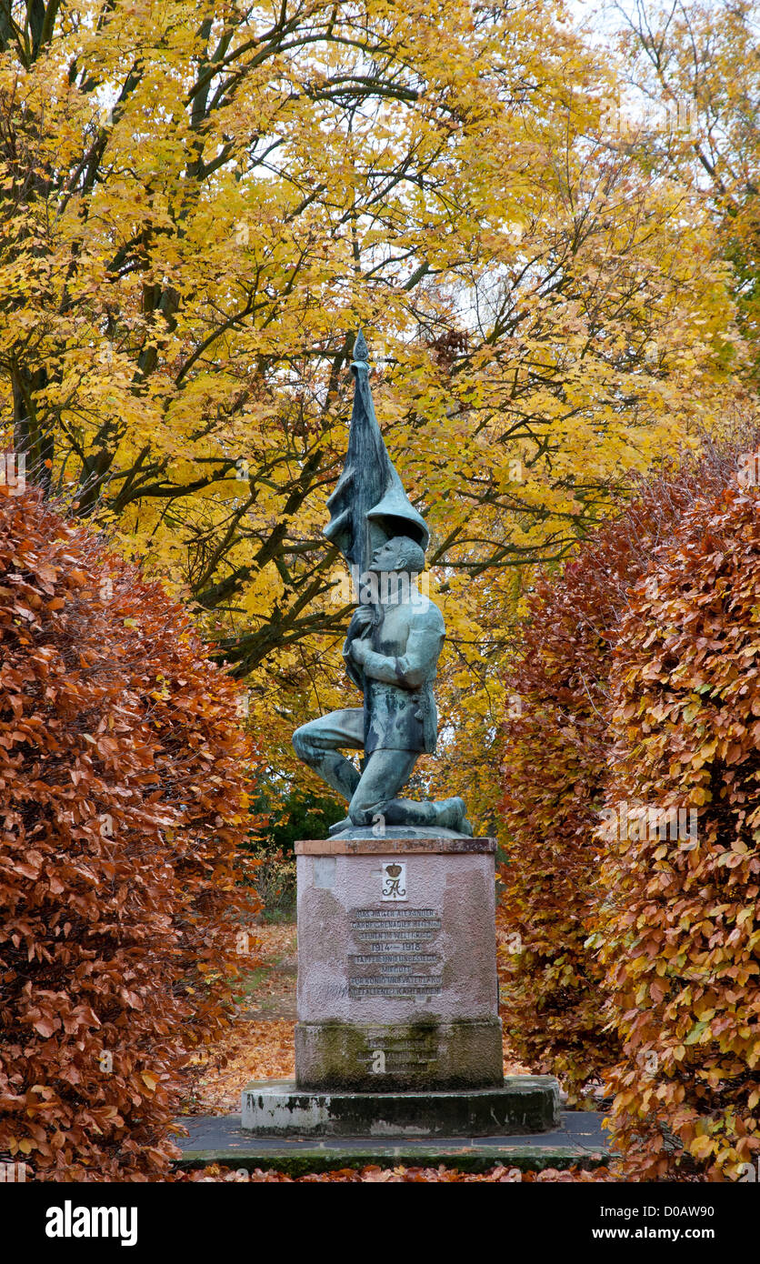 Prussian War Memorial, storico tedesco cimitero militare di Columbiadamm, Berlino, Foto Stock