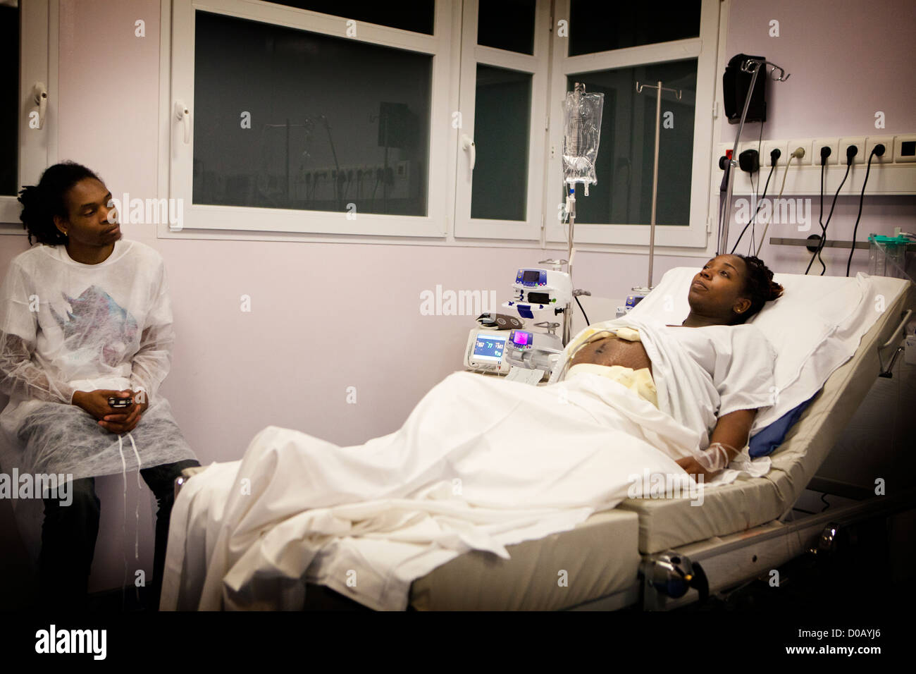 Ospedale di maternità Foto Stock