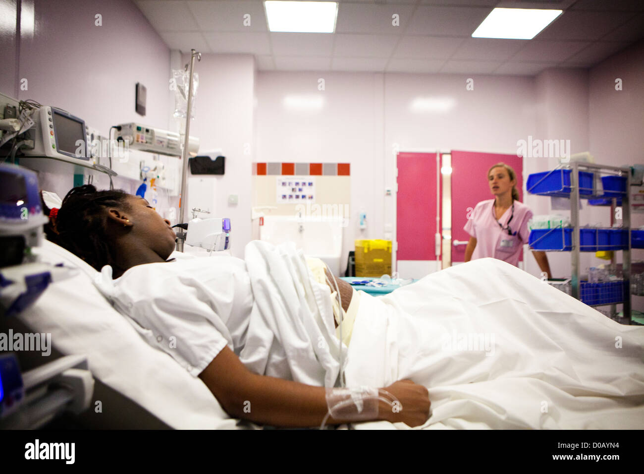 Ospedale di maternità Foto Stock