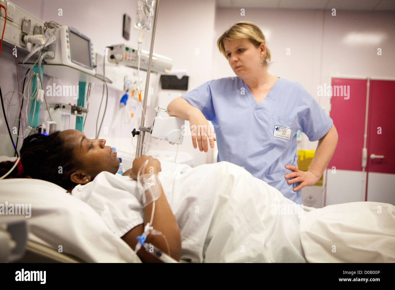 Ospedale di maternità Foto Stock