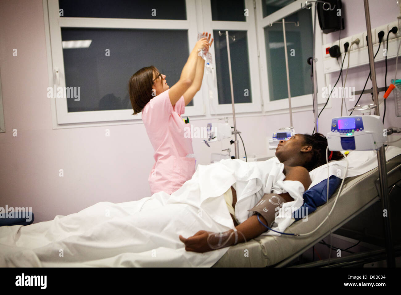 Ospedale di maternità Foto Stock