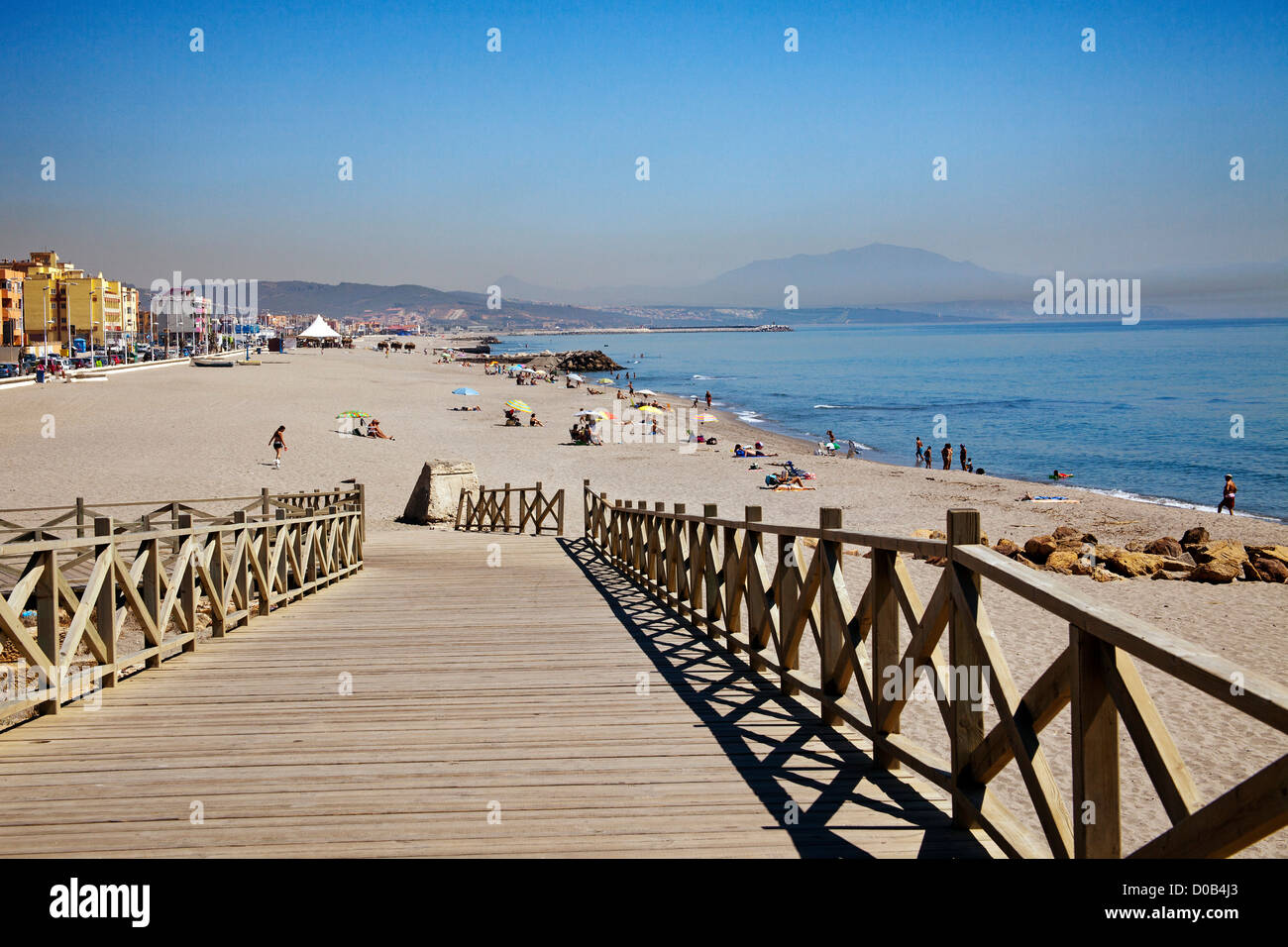 Santa Barbara beach La Linea Cadice Andalusia Spagna Foto Stock
