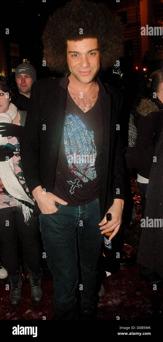 Jamie Archer andare Magazine Awards tenutasi presso l'Hotel Europa - Gli arrivi al di fuori di Belfast, Irlanda - 26.11.10 Foto Stock