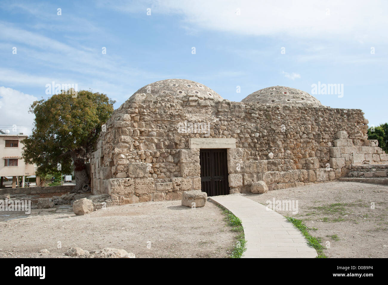 Medievale periodo ottomano bagni in Kato Pafos Cipro Foto Stock