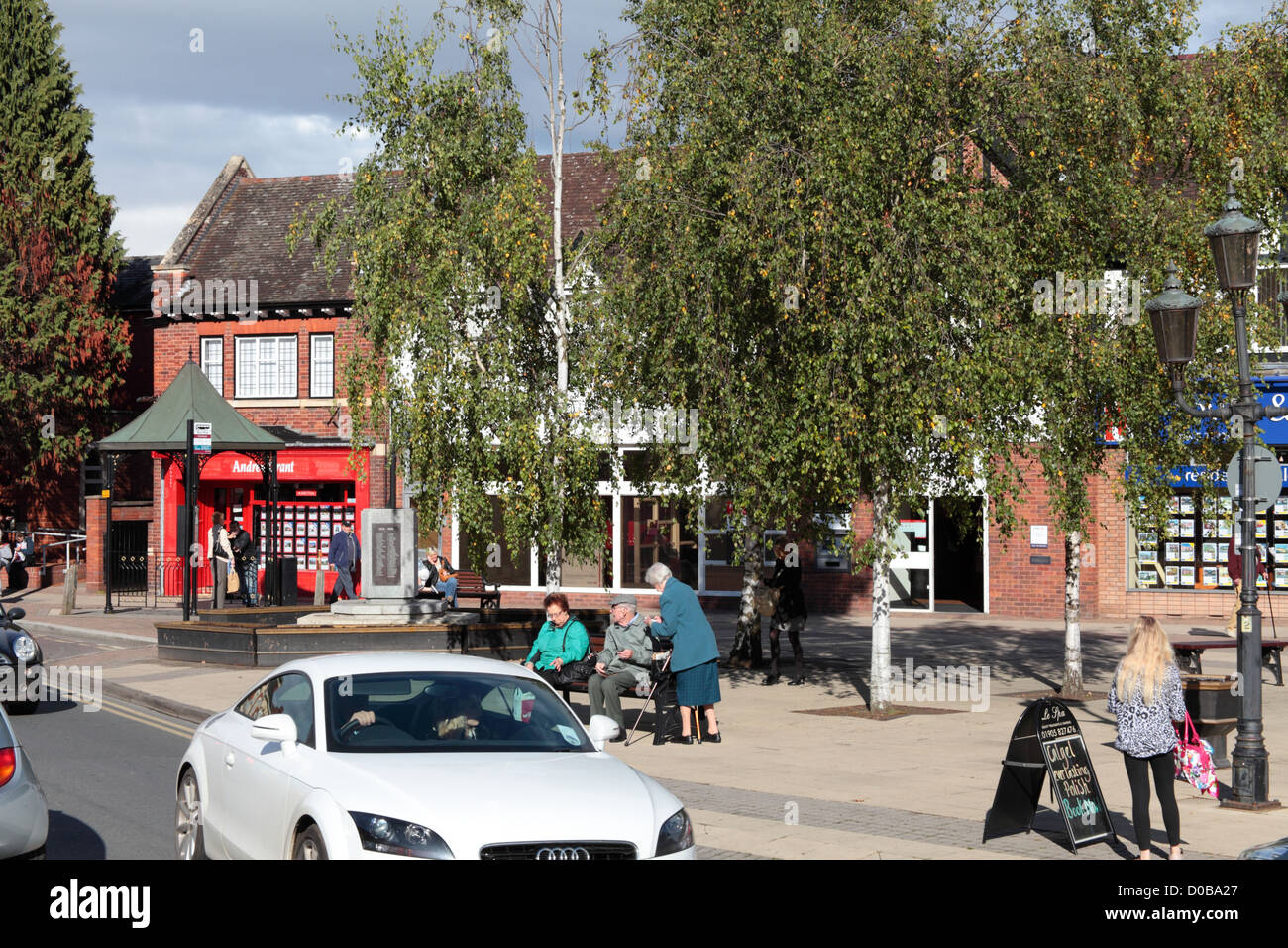 Victoria Square, Droitwich Spa, Worcestershire Foto Stock