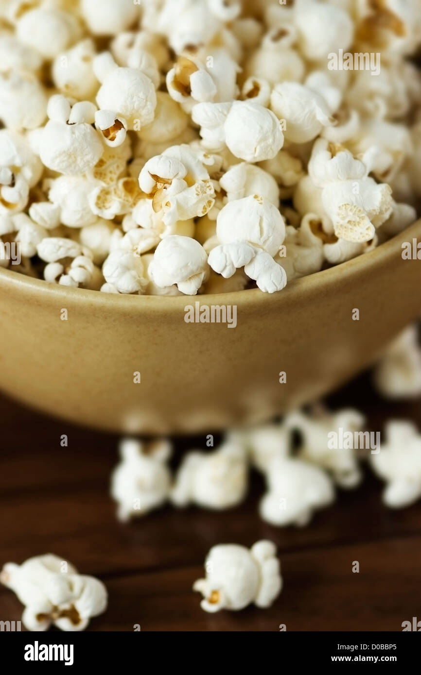 Il Popcorn in una ciotola Foto Stock