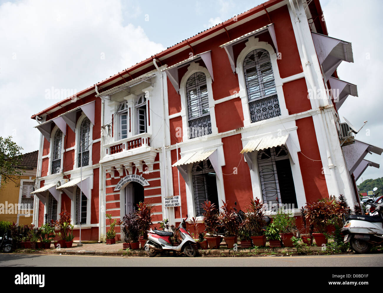 Il principale ufficio postale di Panaji, Goa, India Foto Stock