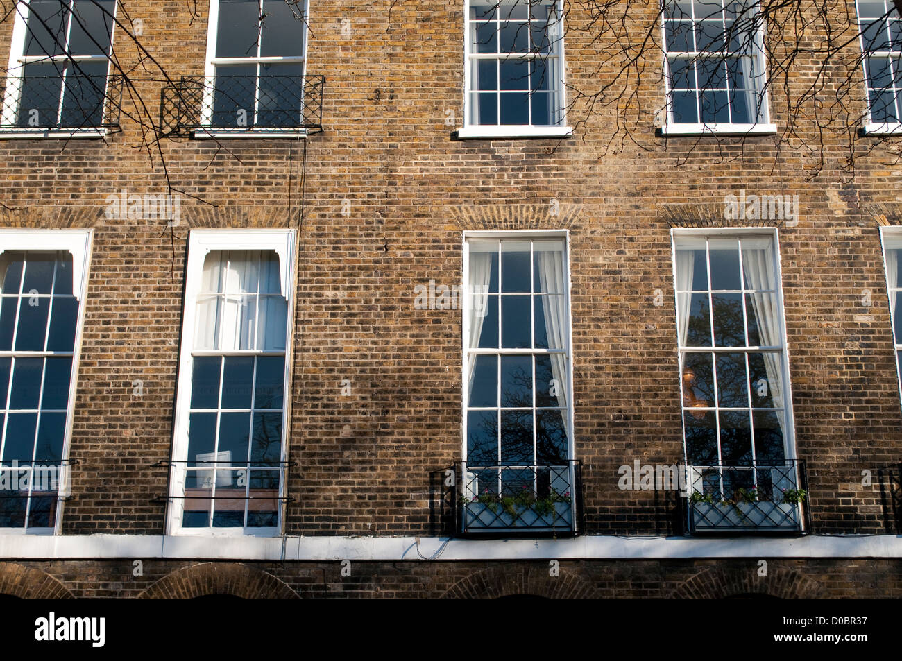 Compton terrazza, Upper Street, London, N1, Regno Unito Foto Stock