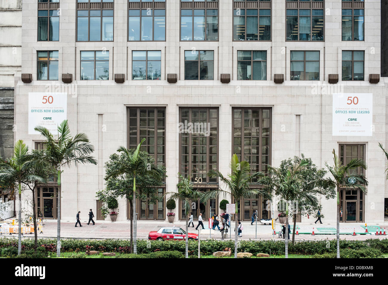 Egli Banca agricola della Cina ora possedere il prestigioso edificio di nuova costruzione in classico stile di calcare a 50 Connaught Rd Central Foto Stock