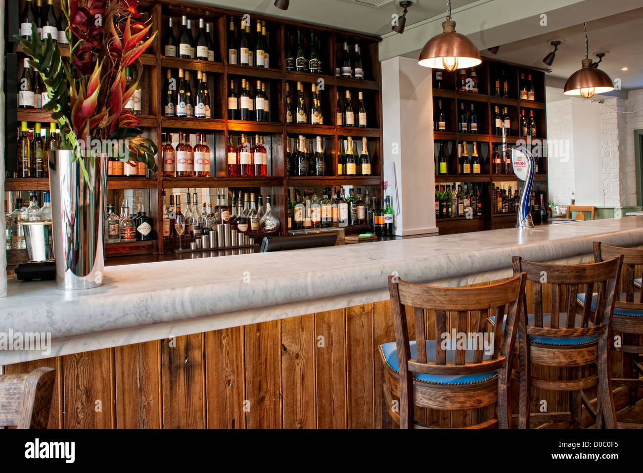 elegante bar Foto Stock
