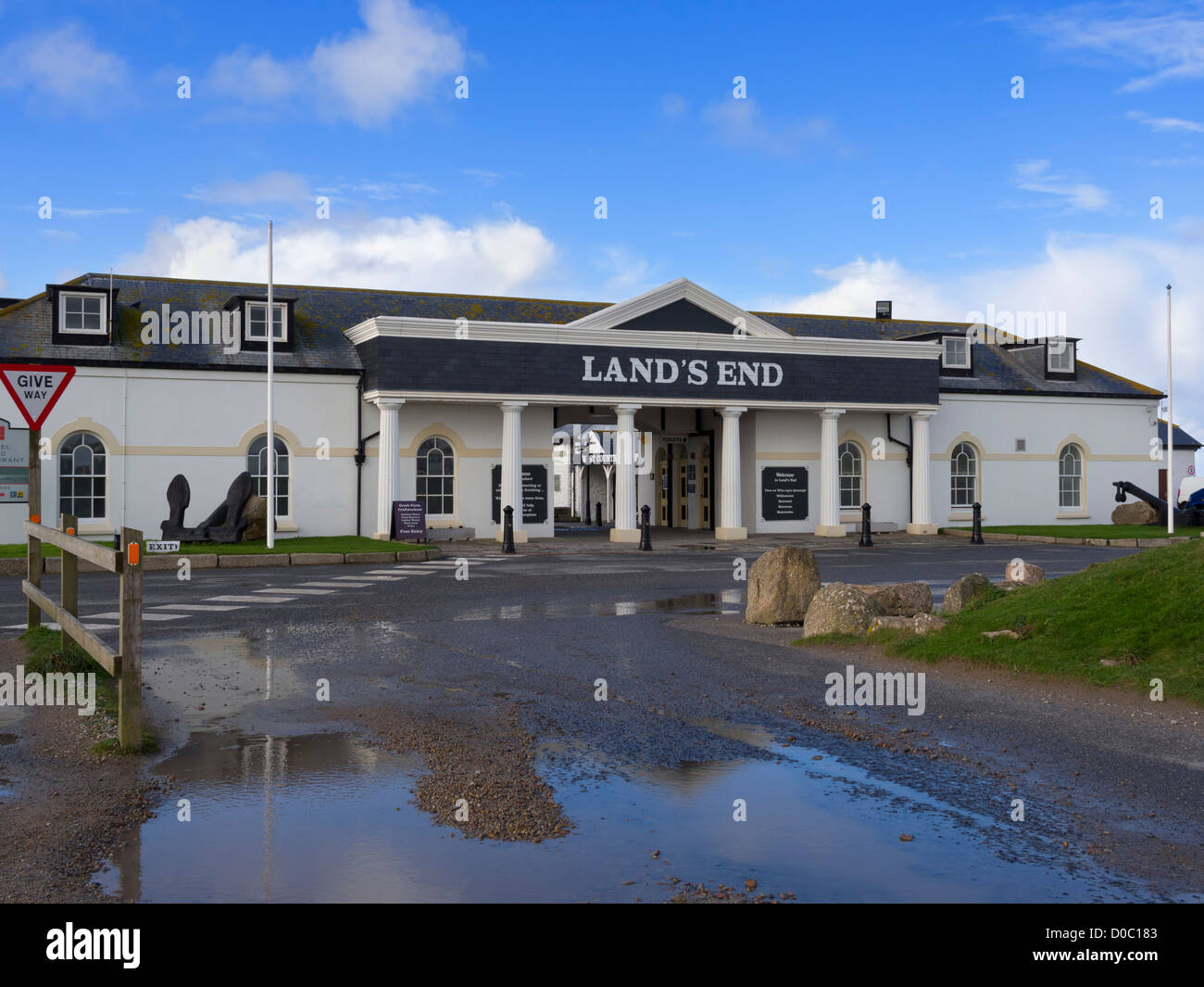 L'ingresso al Land's End, Cornwall. Foto Stock