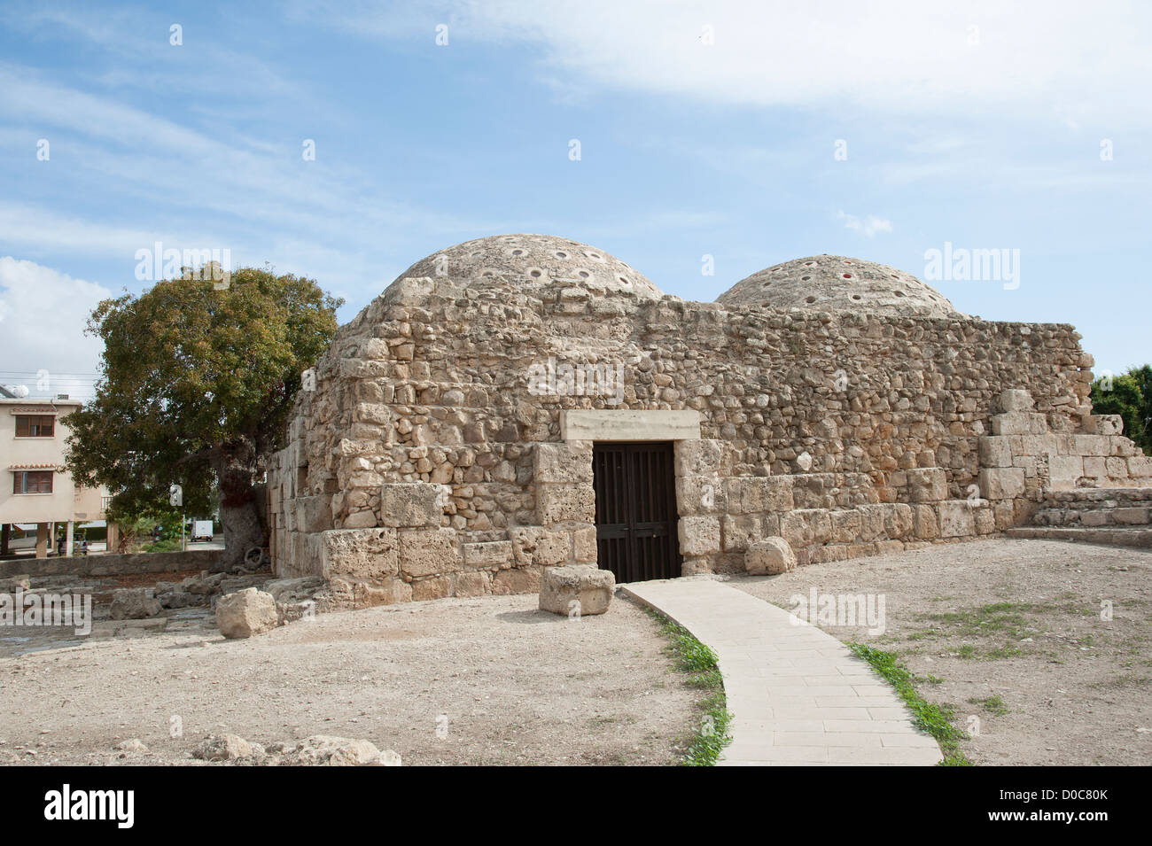 Medievale periodo ottomano bagni in Kato Pafos Cipro Foto Stock